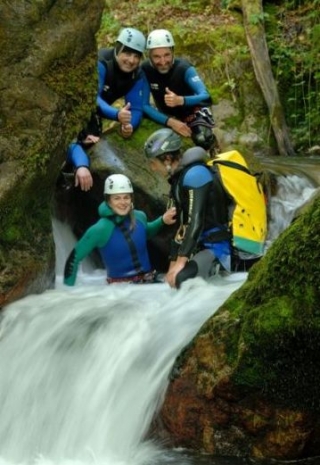 Canyoning dans le Parc